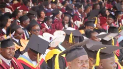 Graduands at the 41st graduation ceremony of the Catholic University of Eastern Africa (CUEA). Credit: CUEA