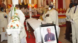 Requiem Mass for Archbishop Denis Lote Kiwanuka, the Archbishop Emeritus of Uganda’s Tororo Archdiocese who died on the morning of Sunday, April 24. Credit: UEC