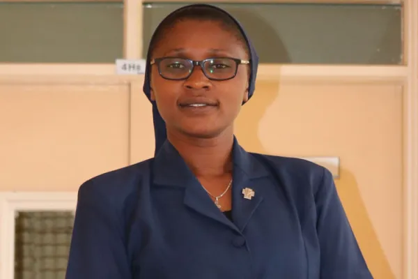 Sr. Winnie Mutuku of the Daughters of Charity of St. Vincent De Paul, founder of Upendo Street Children in Kenya's Catholic Diocese of Kitale. She is overseeing the feeding of street boys amid COVID-19 restrictions / Upendo Street Children (USC)