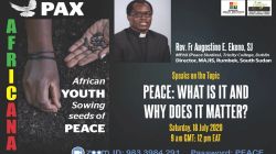 A poster announcing Saturday's webinar focusing on the youth's role in the peace process in Africa. / Jesuits in Africa and Madagascar (JCAM).