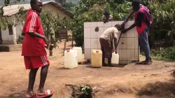 One of the water fountains created by Global Compassion, a non-profit organization in Cameroon / EWTN