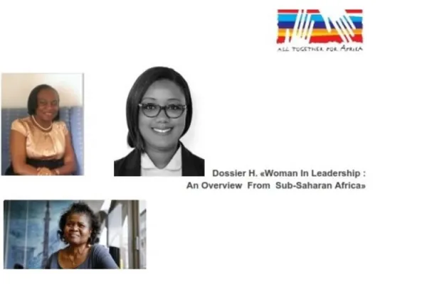 Three African career women, Ivorian Olga Kouassi, Cameroonian Esther Tallah, and Ivorian Karine Kouassi expected to present papers on "Women in leadership: An overview from Sub-Saharan Africa" at Università della Santa Croce on November 16, 2019 / Harambee Africa International